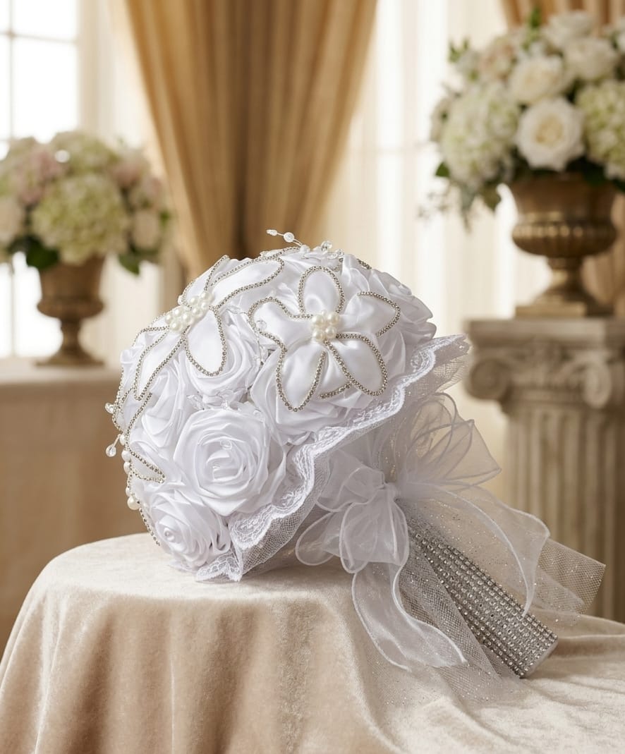 Buchet de mireasa handmade - model 02